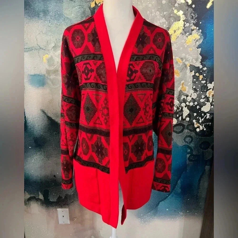 Vintage Red Cardigan